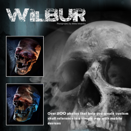 WILBUR - a digital skull photography collection